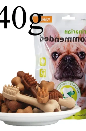 Dog Snacks Dog Teeth Cleaning Sticks Pet Food Bone Dog Chew Snacks Bite Resistant Training Pet Dog Food Small Medium-sized Teddy